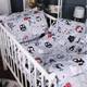 Простынь MirSon Бязь Kids Time 17-0672 Silver Owlets 150х200 см (2200010183900) - изображение 3