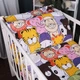 Простынь MirSon Бязь Kids Time 17-0674 Rainbow Zoo 150х200 см (2200010186109) - изображение 2