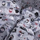 Простынь MirSon Бязь 17-0672 Silver Owlets 200x220 см (2200010182798) - изображение 5