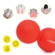 Массажный мяч Cornix Lacrosse DuoBall 6.3 x 12.6 см XR-0112 Red - изображение 4