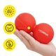 Массажный мяч Cornix Lacrosse DuoBall 6.3 x 12.6 см XR-0112 Red - изображение 5