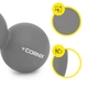 Массажный мяч Cornix Lacrosse DuoBall 6.3 x 12.6 см XR-0115 Grey - изображение 6