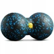 Масажний м'яч подвійний 4FIZJO EPP DuoBall 08 Black/Blue (P-5907222931318) - зображення 1