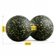 Масажний м'яч подвійний 4FIZJO EPP DuoBall 12 Black/Yellow (P-5907222931332) - зображення 6