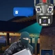 Камера видеонаблюдения WiFi уличная 8Мп с 2-мя объективами и декоративным модулем, беспроводная поворотная IP-камера с ночным видением, двухсторонней аудиосвязью и управлением через приложение V380 Pro Черная HW-SM1-20S-Black - изображение 12