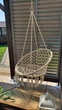 Садовое подвесное кресло - качеля Бохо до 150 кг Серое GardenLine Grey бразильское Boho - изображение 11