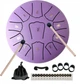 Глюкофон ручной язычковый барабан на 11 нот 16см Tongue Drum Violet музыкальный инструмент для медитации йоги - изображение 1