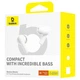 Бездротові Bluetooth навушники Baseus Bowie E17 True Wireless TWS Earphones BT5.3, 430mAh/35mAh, 25h (A00072200223-Z1) White - зображення 7