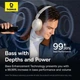 Беспроводные Bluetooth наушники Baseus Bass 35 Max 600mAh, 50h (A00070800221-00) White - изображение 10