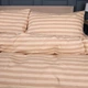 Простынь на резинке MirSon 100x200 см Ranforce Elite 17-0610 Stripe Light Brown (2200008198725) - изображение 5