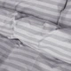 Простынь на резинке MirSon Ranforce Elite 17-0600 Stripe White Gray 200x220x25 см (2200008048808) - изображение 6