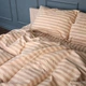 Комплект постельного белья MirSon King Size 220х240 см 17-0610&nbsp;Stripe&nbsp;Light&nbsp;Brown Бязь (2200008199357) - изображение 4
