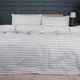 Простынь на резинке MirSon Ranforce Elite 17-0600 Stripe White Gray 90x190x25 см (2200008048662) - изображение 3