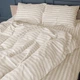 Простынь на резинке MirSon полуторная 100x200+25 см Stripe 17-0604 Yellow Бязь (2200008052201) - изображение 2