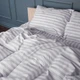 Пододеяльник MirSon Бязь 17-0600 Stripe White Gray 160х220 см (2200008047993) - изображение 4