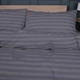 Простынь MirSon Ranforce Elite 17-0601 Stripe Gray 150х220 см (2200008049546) - изображение 4