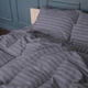 Простынь MirSon Бязь 17-0601 Stripe Gray 150х220 см (2200008049034) - изображение 4