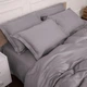 Простынь на резинке MirSon Imperial Tencel №06 Gray 150х220+25 см (2200010755480) - изображение 6