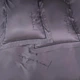 Пододеяльник MirSon Imperial Tencel №06 Gray 175х210 см (2200010755404) - изображение 4