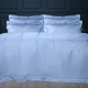 Комплект постельного белья Mirson Евро 200х220 см Imperial Tencel №04 Blue (2200010754308) - изображение 3