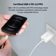 Мережевий зарядний пристрій Belkin BoostCharge USB-C PD 3.0 PPS Wall Charger 25W with USB-C/Lightning cable White (WCA004vf1MWH-B5) - зображення 6