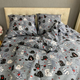 Комплект постельного белья Sweet-Dream Влюбленные коты 150 х 215 см полуторный серый - изображение 3