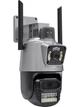 IP камера відеоспостереження RIAS P11-QQ6 (ACSee APP) Wi-Fi 2 об'єктива 3MP+3MP вулична з віддаленим доступом - зображення 2