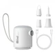 Насос електричний портативний Baseus Pocketgo Portable Air Pump Stellar (C11157700221-00) White - зображення 1