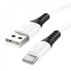Кабель USB для Type-C 3A (1м) Hoco X82 Silicone — White (752915) - зображення 2