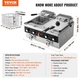 Комерційна електрична фритюрниця VEVOR ЕF-6В-2 резервуар 2x9Qt/8,5 л - изображение 2