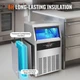 Льодогенератор Vevor SSX100 47кг льоду за 24 години,15кг бак - изображение 13