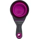 Мерный стакан для корма Dexas Collapsible KlipScoop складной на клипсе 240 мл Пурпурный (PW6604322405) - изображение 4