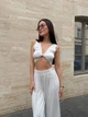 Жіночий літній прогулянковий костюм топ і брюки Uaclothes S Сірий (like33131-133431351) - зображення 2