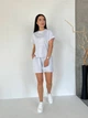 Жіночий літній костюм футболка з шортами Uaclothes 48-52 Сірий (like33094-133081361) - зображення 4
