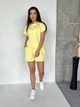 Жіночий літній костюм футболка з шортами Uaclothes 48-52 Жовтий (like33095-133091361) - изображение 1
