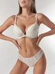 Комплект Lise Marie Lurid Бюстгальтер Push-Up и Слипы 2169 Молочный 80C/L - изображение 1