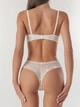 Комплект Lise Marie Lurid Бюстгальтер Push-Up и Стринги 2169 Молочный 80B/L - изображение 2