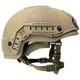 Шолом каска тактична Global Ballistics з системою Wendy FAST Future Assault Helmet NIJ IIIA Олива M-L в кольорі темний койот - зображення 2