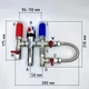 Змішувач-термостат водонагрівача, бойлера з байпасом 15.1MIXER BYPASS Boiler Series 1/2" KVANT - зображення 8