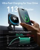 Магнітний автотримач ESR Qi2 Wireless Car Charger with CryoBoost 15W (Halolock) Black (2B5180163) - зображення 4