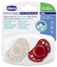 Smoczek Chicco Physioforma Air 6-16 miesięcy Biały Czerwony 2 szt (8058664171569) - obraz 2