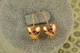 Серьги Xuping Jewelry надежда в сердце с разноцветными камнями 2,1 см золотистые - изображение 3