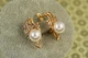 Сережки Xuping Jewelry попуррі з перлиною 2,2 см золотисті - зображення 2