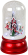 Kula śnieżna Lean Toys Święty Mikołaj czerwona 18x32 cm (12643) (5905214976767) - obraz 1