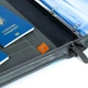 Папка для сімейних документів з натуральної шкіри А4 Україна т.сірий - зображення 5