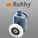 Колесо для душової кабіни 25 мм Ruhhy 9648 Польща - зображення 5