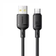 Кабель для зарядки Baseus Silky Series USB Type-C, 1м, 2.4A, с чипом E-mark, P10377703113-00 Black - изображение 1