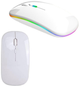 Mysz LEAN Toys Universal Silent Range Wireless White (5905991035442) - obraz 1