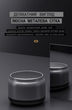 Портативна бездротова Bluetooth колонка Honestel F1 Bt 5.0 1200мАh 3W з ремінцем Grey - зображення 2
