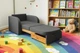 Кресло мягкое раскладное Tobi Sho Дрим для подростков рогожка Bahama Серый/34, 940х850х730 мм - изображение 4